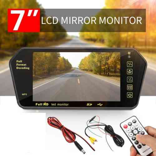 Mirror Monitor Mp5 player,car video player,rear view monitor,7inch lcd mirror monitor