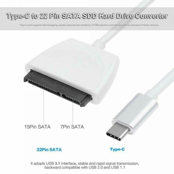 Type C To Sata 3 Data Cables Adapter 1