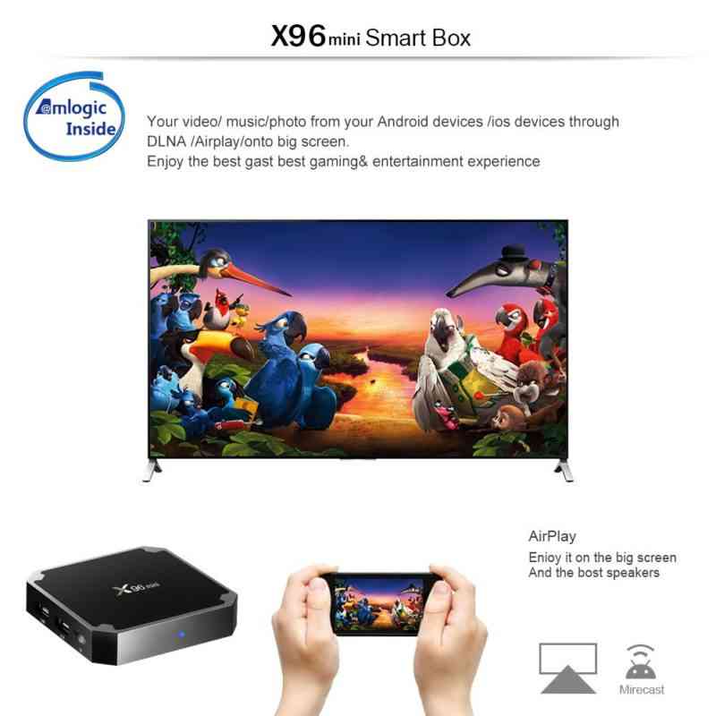 android tv box 16 gb,,X96 Mini Android 7.1 4K TV