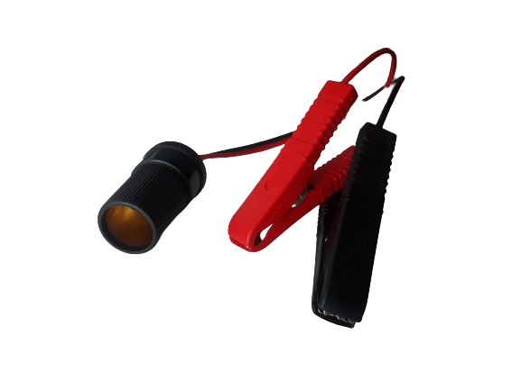 Battery Clips to Cigarette Lighter