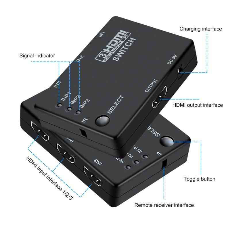 hdmi switch 3 in 1