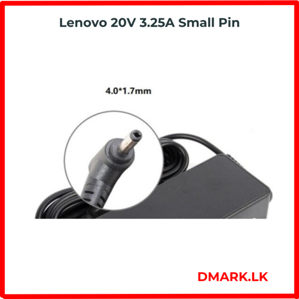lenovo laptop charger 20v 3.25a small pin sri lanka