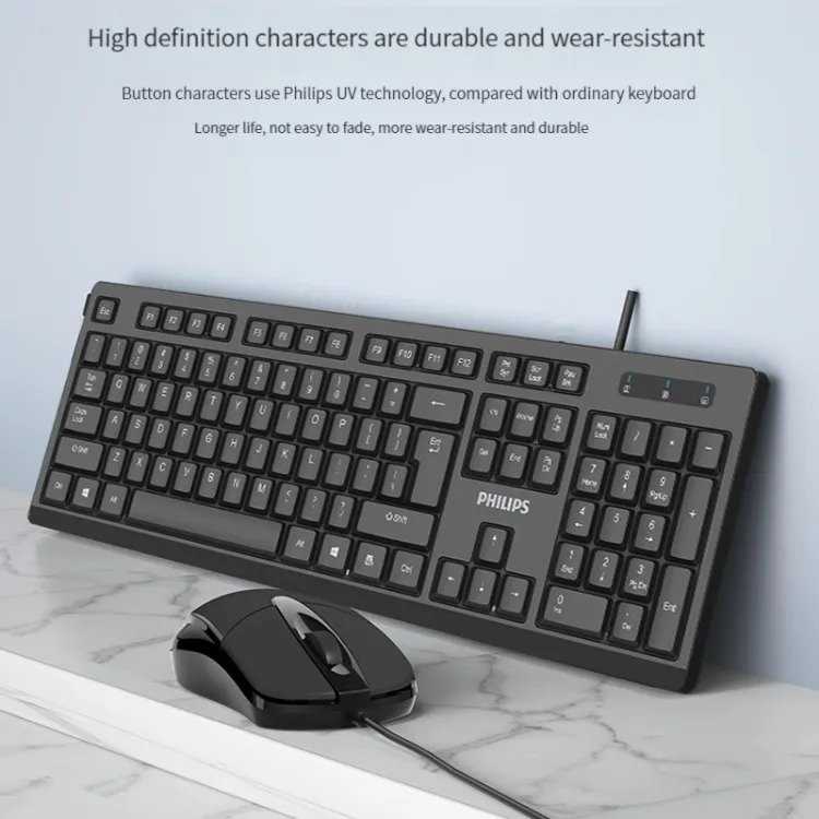 Philips Wired Keyboard and Mouse Combo sri lanka