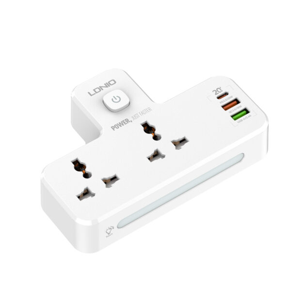 LDNIO SC2311 20W 3-Port USB Charger Extension