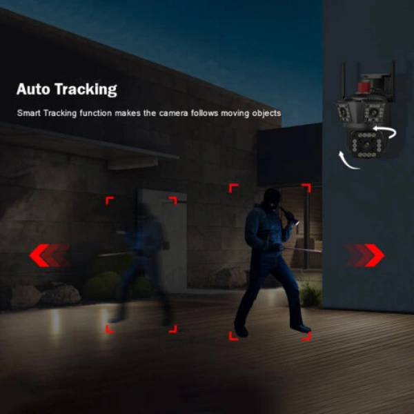 4G-3 Lens Sim Camera 3MP App V380 Pro