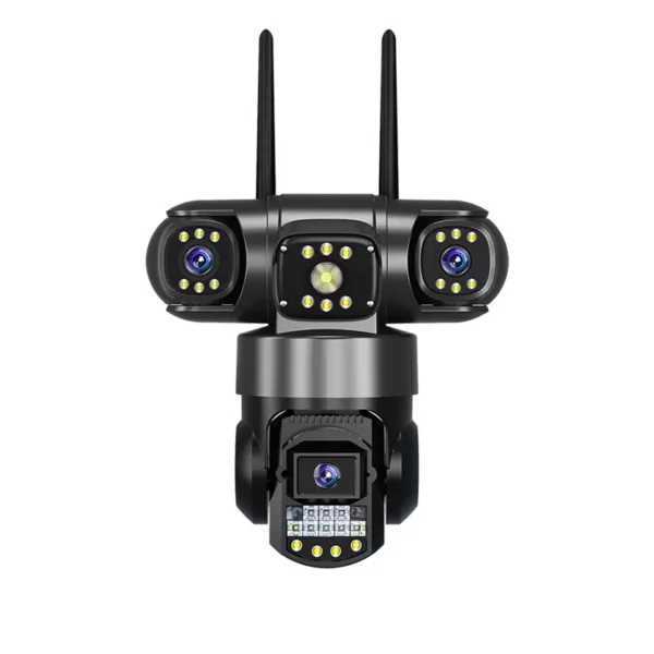 6MP Triple Lens Triple Screen 4G CCTV Camera Outdoor | Dmark.lk