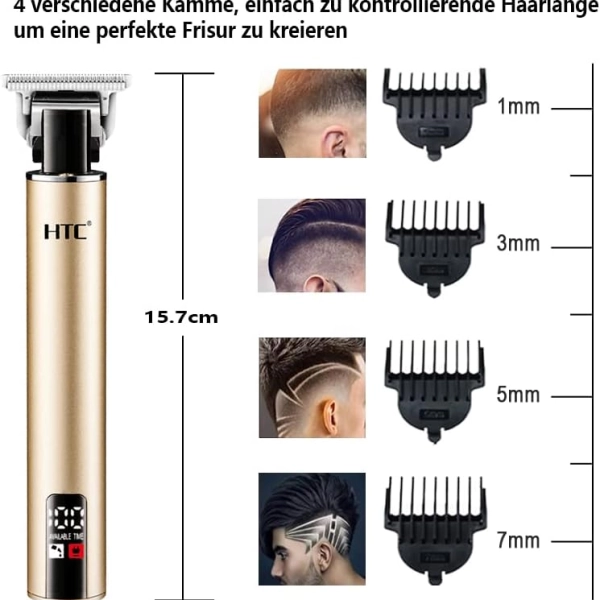 HTC Rechargeable Beard Trimmer AT-172