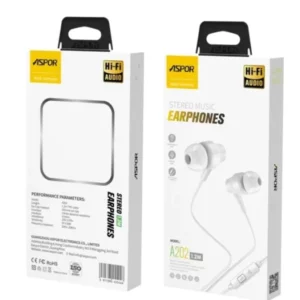 ASPOR A202 3.5mm Interface Wired Earphone Handfree Earbuds