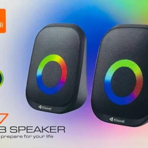 Kisonli X7 Portable USB 2.0 Mini Speakers with Colorful