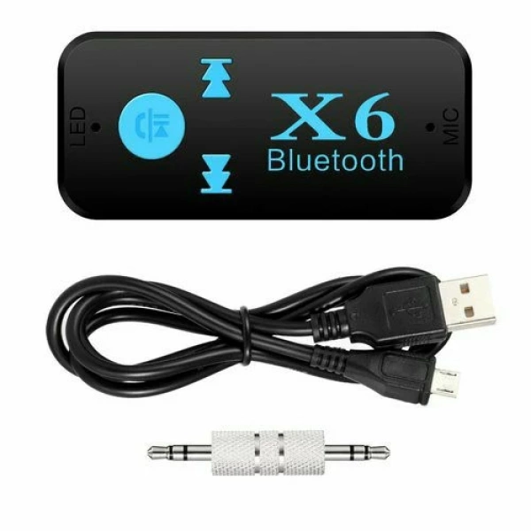 Car Wireless X6 Music Bluetooth Receiver supported with TF card