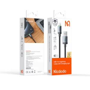 Mcdodo USB A to Lightning Cable with Charging Light