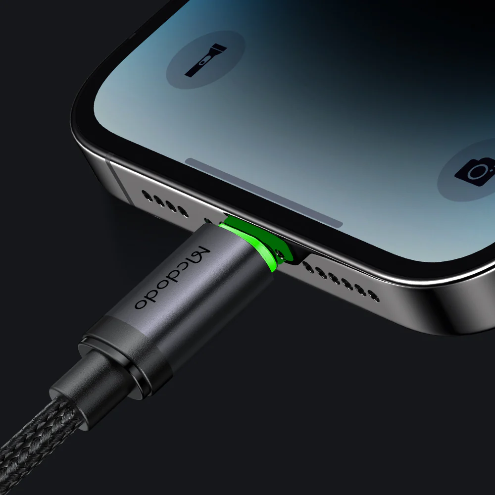 Mcdodo USB A to Lightning Cable with Charging Light