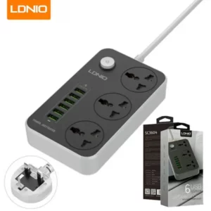 LDNIO-3-Power-Socket-Extension-with-6-USB-Ports-SC3604