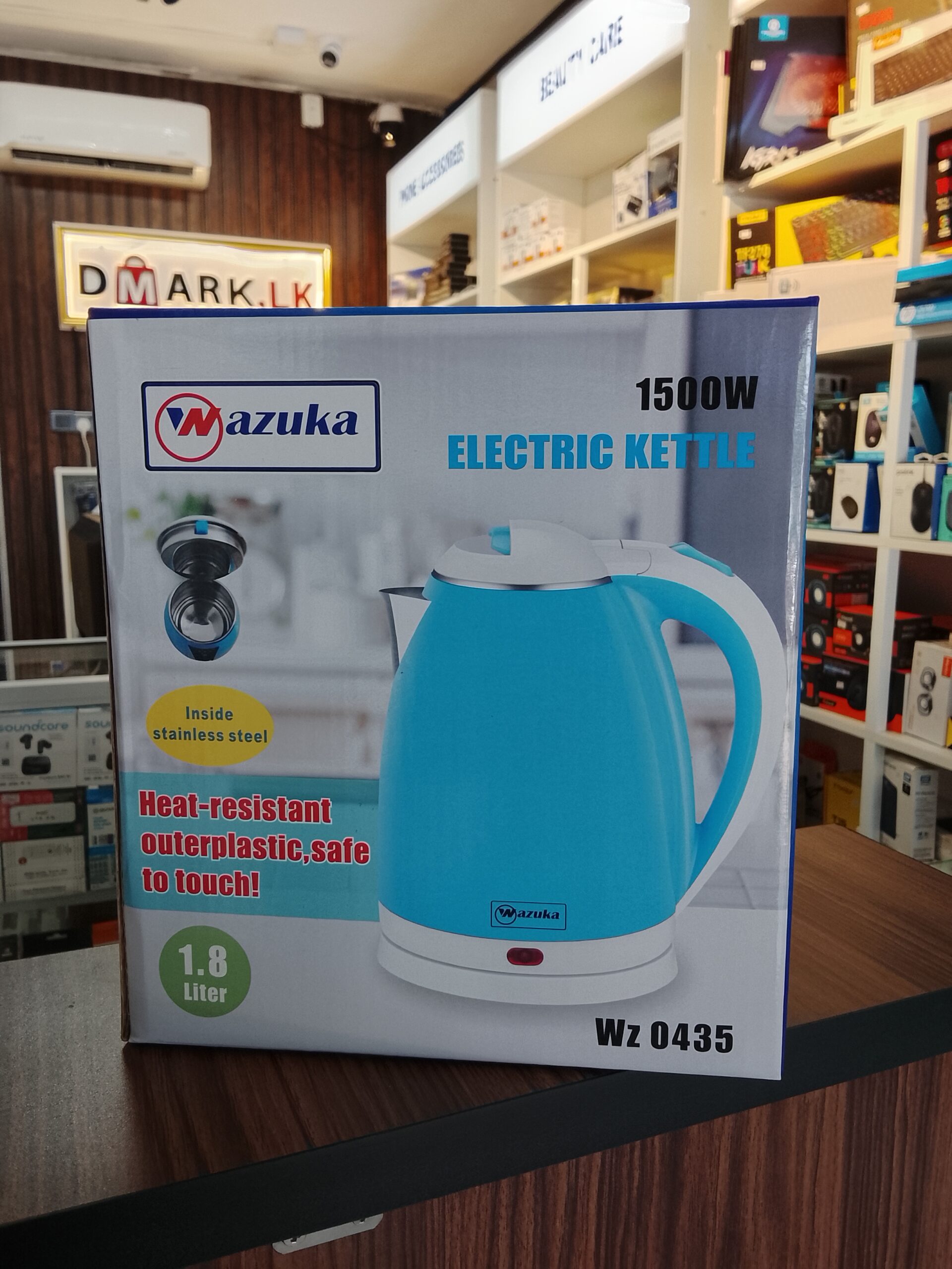 Wazuka Electric Kettle 1.8L-1 Year Warranty