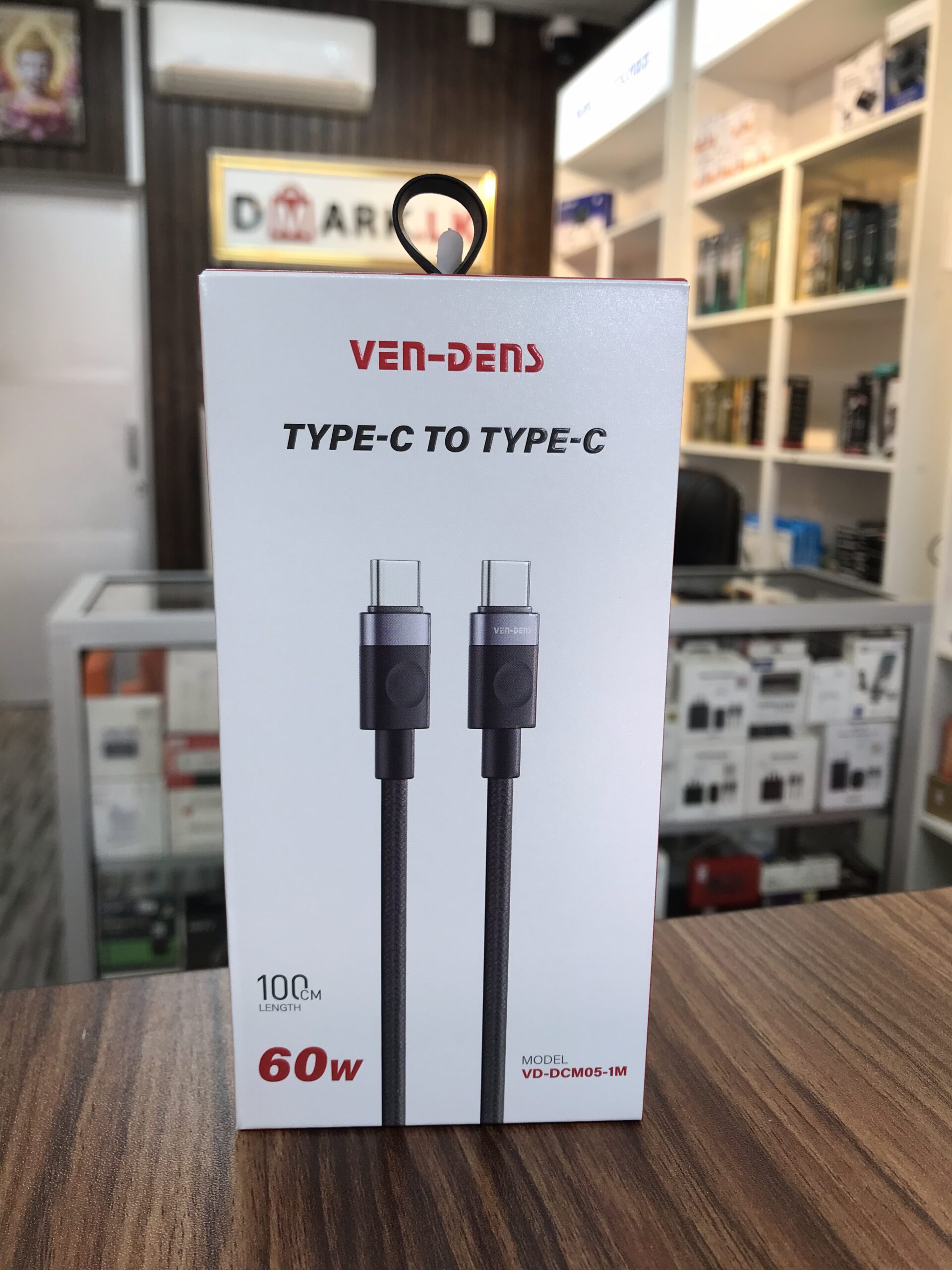 Type C to Type C Fast Charging Data Cable Ven-Dens