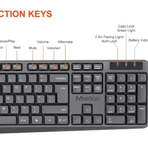 Meetion Silent Wireless Combo