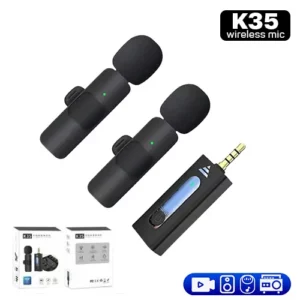 K35 Wireless Collar Microphone@dmark.lk