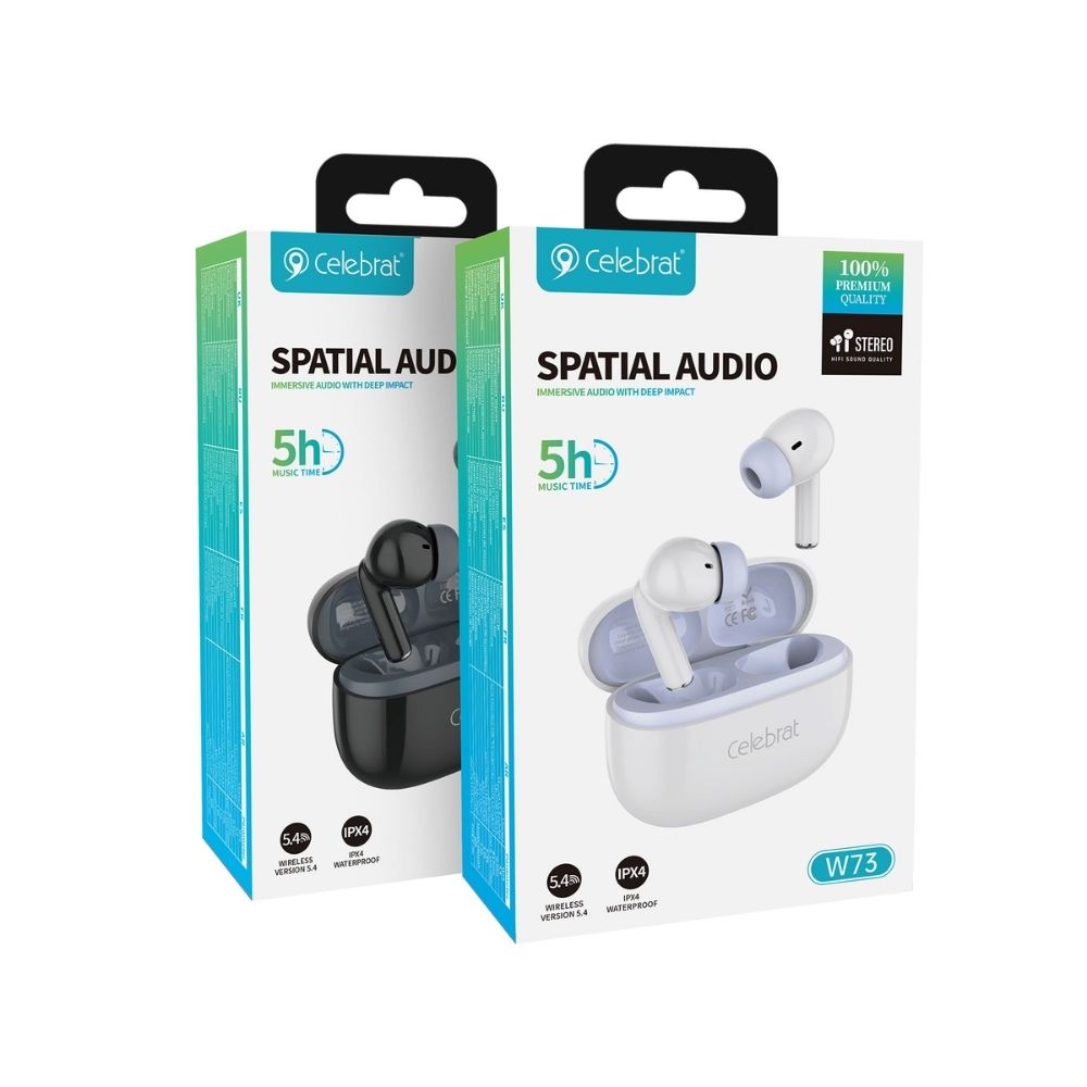 Celebrat W73 Bluetooth 5.4 TWS Earbuds